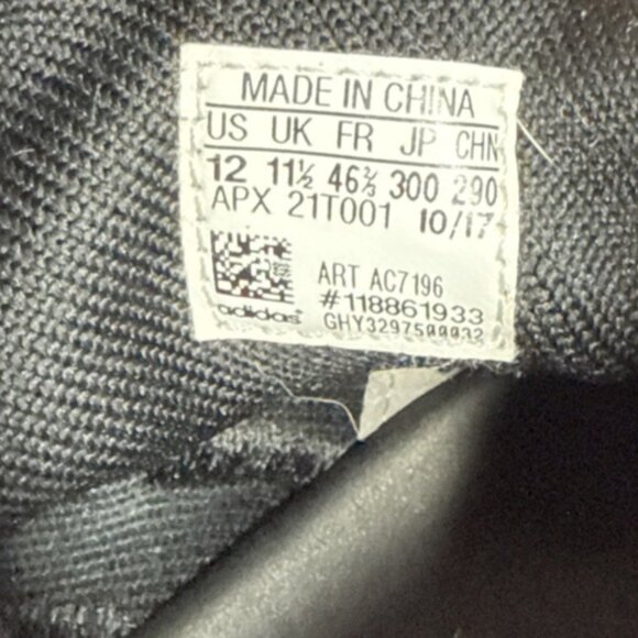 Adidas Y-3 Saikou Sneakers Mens Size 12 Black Original Limited‎ AC7196 2017 EUC - Picture 7 of 11